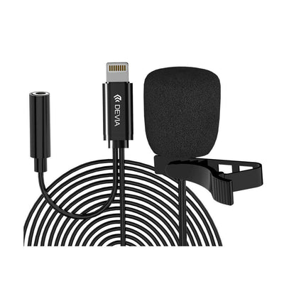 Microfono cableado lightning 3.5mm (1.5m) Smart Series Devia