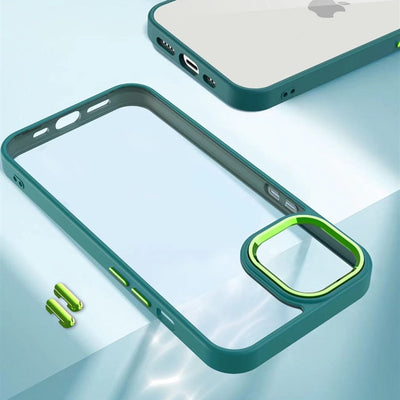 PROTECTOR ARMOR TRANSPARENTE - BORDE CROMADO PARA SAMSUNG GALAXY A32