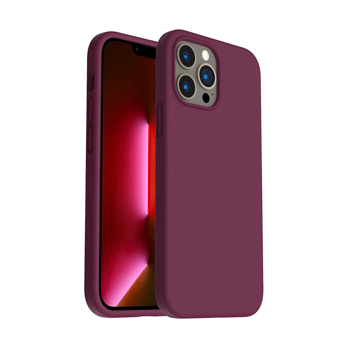 PROTECTOR CASE DE SILICONA PARA IPHONE 13 PRO MAX