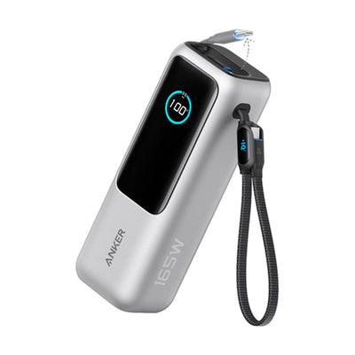 Power Bank Anker 25K 165W 4 Puertos Built-in USB-C