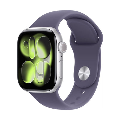 Apple Watch Series 11 42mm Silver Case Purple Sport Band S/M GPS