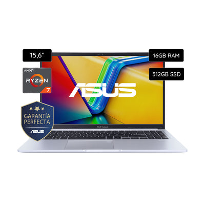 Notebook Asus Vivobook 15.6'' Ryzen 7 512GB SSD /16GB RAM M1502YA-NJ573W