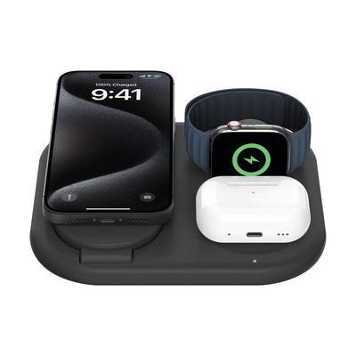 Base de Carga Inalambrica Belkin 3 en 1 Boostcharge QI2 15W