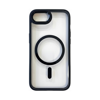 Case Transparente Carga Inalambrica Borde Color Iphone 16e