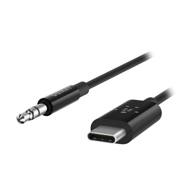 Cable Belkin de audio de 3,5 mm con conector USB-C 0.9mt