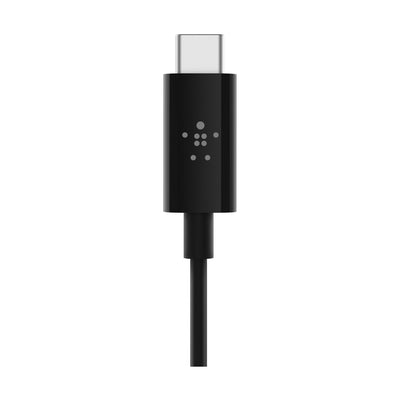 Cable Belkin de audio de 3,5 mm con conector USB-C 0.9mt