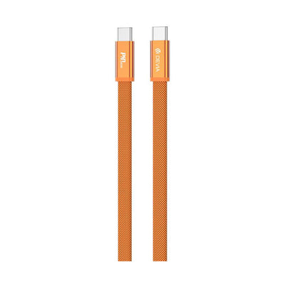 Cable plano Devia Ultra3 Tipo-C a Tipo-C PD 240W Fast 1.5mt