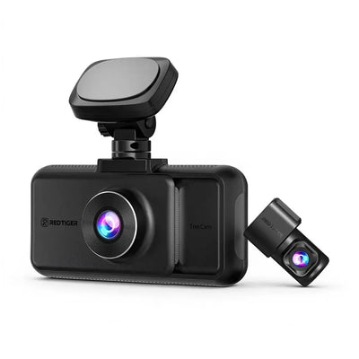 Camara Dashcam Redtiger A6 4K Triple/Wifi/App/Voice Control/GPS