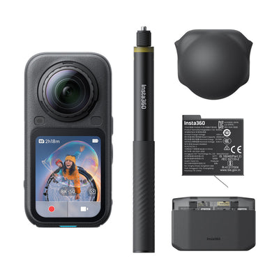 Cámara Insta360 X6 8K 360 Essentials Bundle