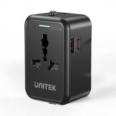 Cargador/Adaptador Universal Unitek 20W (USB-C, USB 3.0)