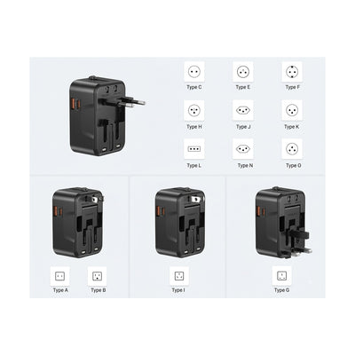 Cargador/Adaptador Universal Unitek 20W (USB-C, USB 3.0)