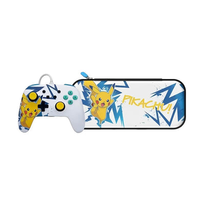 Control + Estuche para Nintendo Switch Pokemon Pikachu