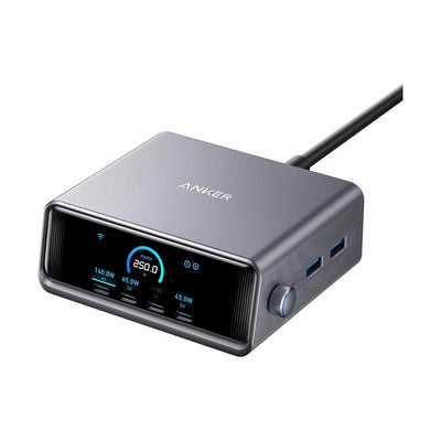 Estación de Carga Anker Prime 250W 6 puertos (4 Usb-C / 2 Usb-A)
