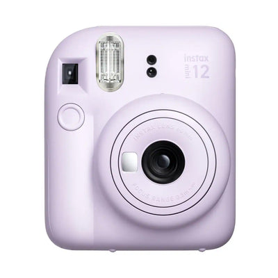 Cámara Instantánea Fujifilm Instax Mini 12 + Película Instax Mini, Álbum de Fotos, Stickers Decorativos y Bolsa Tote Original