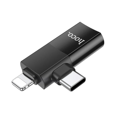 Adaptador USB-A 2.0 2 en 1 Lightning + Usb-C HOCO UA17