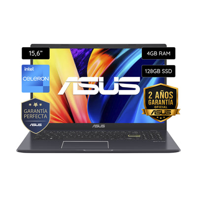 Notebook ASUS Vivobook Go 15 15.6'' Intel N4500 128GB SSD /4GB RAM E510KA-EJ1151W - Black