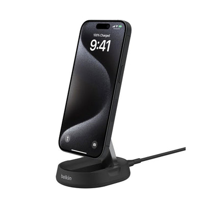 Soporte y Cargador Inalambrico Belkin BoostCharge Pro 15W Qi2