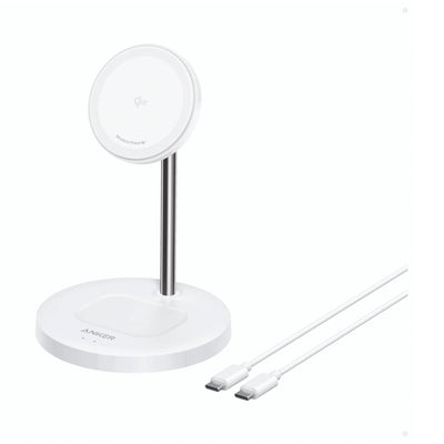 Cargador Inalámbrico de Base Anker MagGo 15W 2 en 1 USB-C