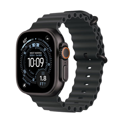 Apple Watch Ultra 3 49mm + Cellular - Black Titanium Case With Black Ocean Band